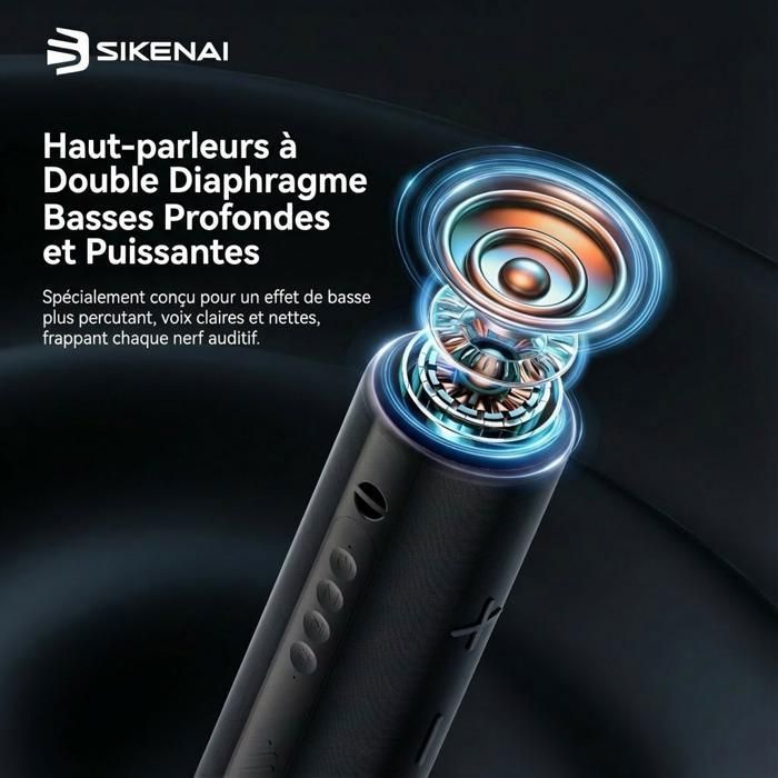 Wireless Light-Up Speaker - SIKENAI - 4000mAh - Powerful Bluetooth Speaker - Bluetooth 5.2