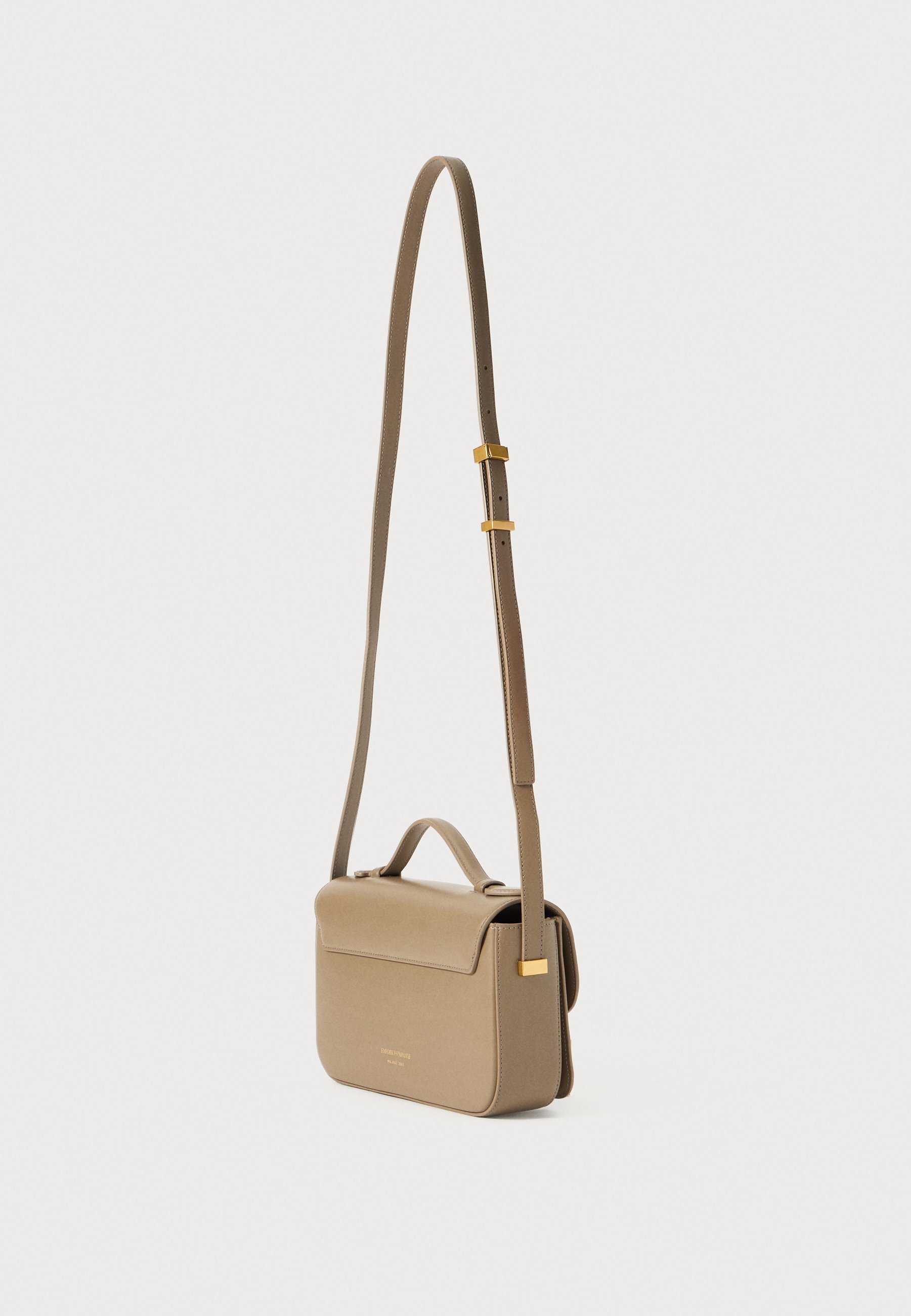 Sac à main Emporio Armani à poignée supérieure - taupe