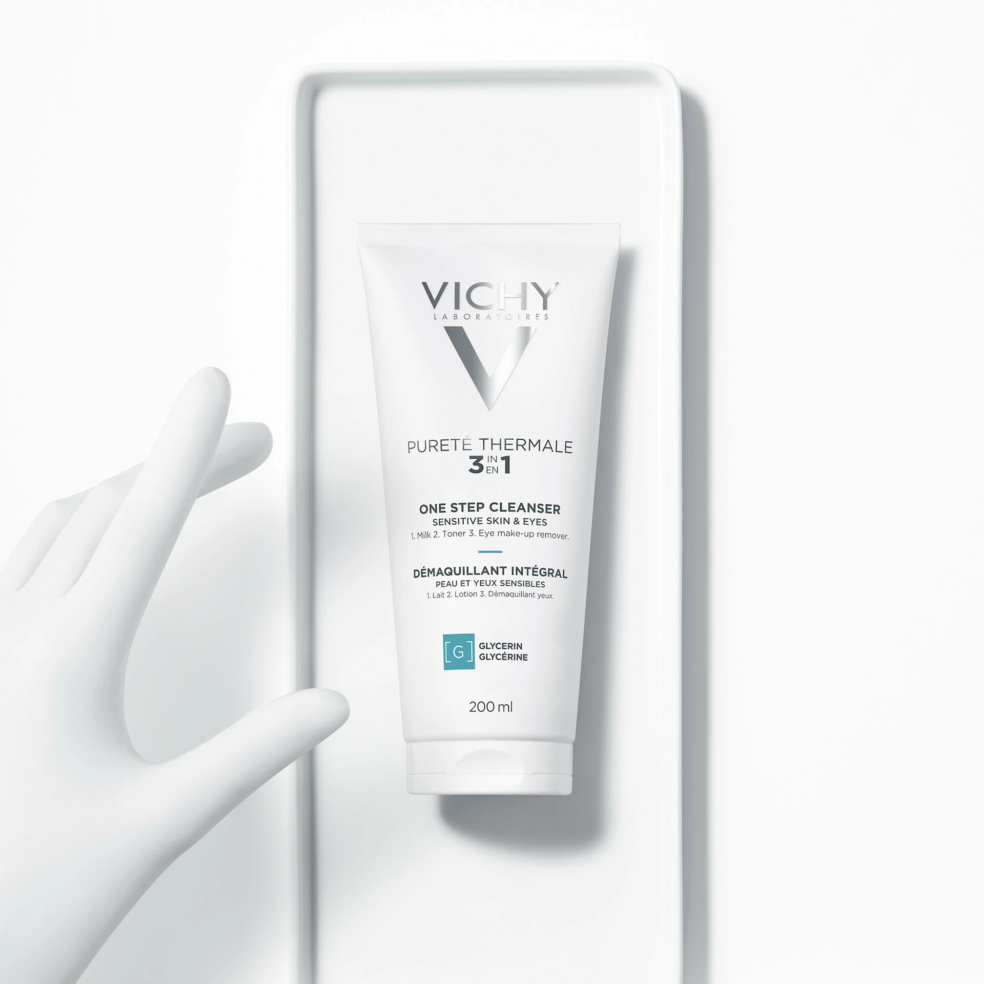 Pureté Thermale 3 az 1-ben egylépéses tisztító érzékeny bőrre 200 ml - Vichy