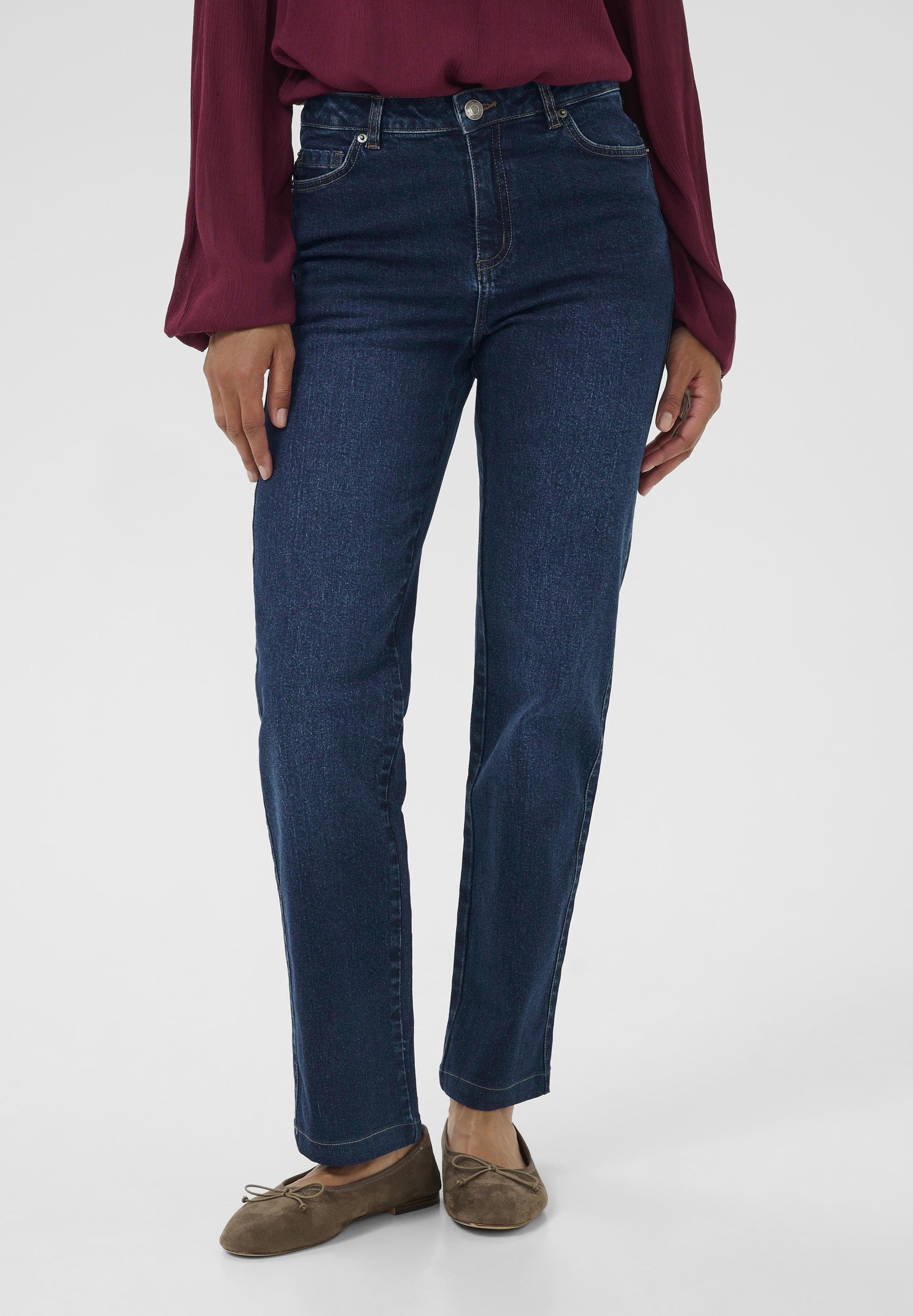 Jean Kaffe MARIS coupe droite - jambe droite - denim bleu foncé