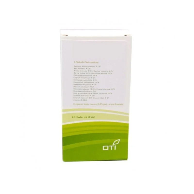 Euphorbium OTI, composé Oti, 20 flacons physiologiques de 2 ml