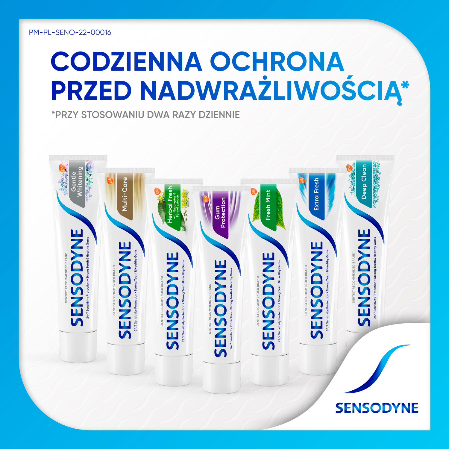 Sensodyne Verfrissende Tandpasta tegen Cariës en Overgevoeligheid 75ml Fluoride