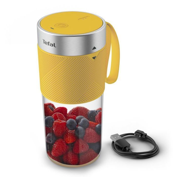 Mixer - TEFAL - BL1C0230 - Geel - Werkt op batterijen - Geen pulsfunctie
