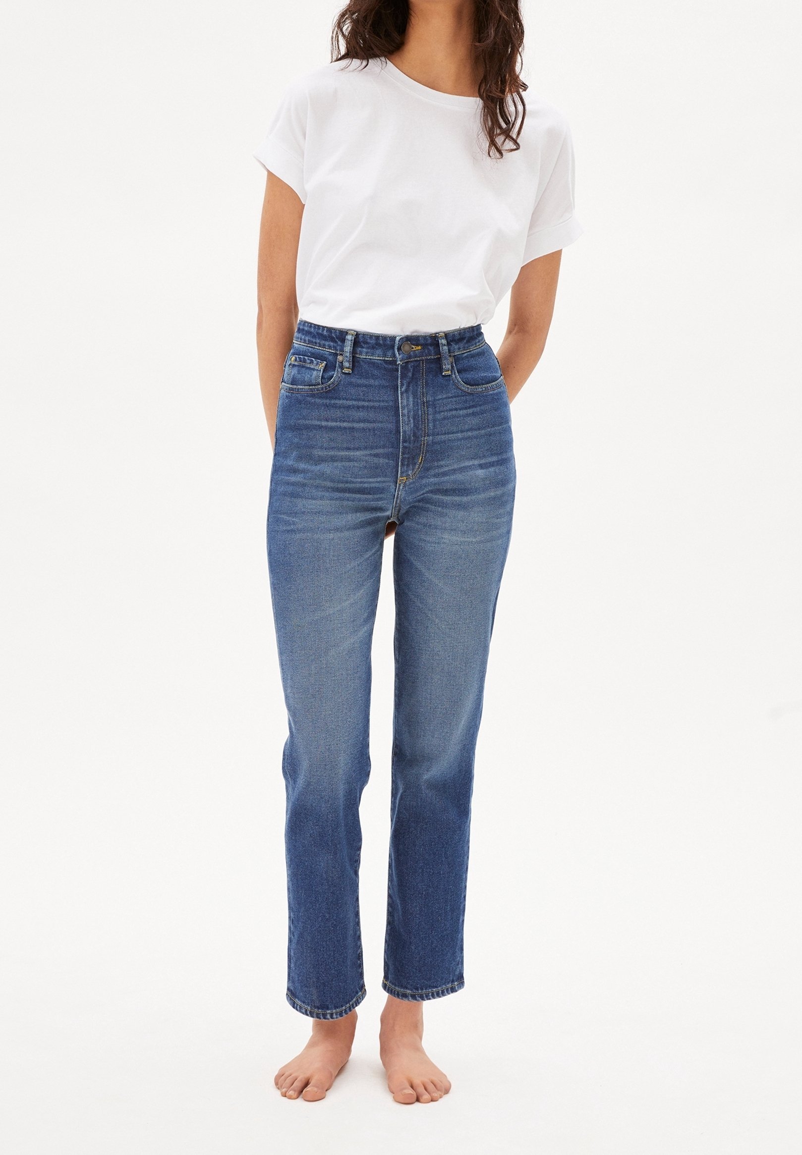 ARMEDANGELS Slim fit jeans - blauwe denim