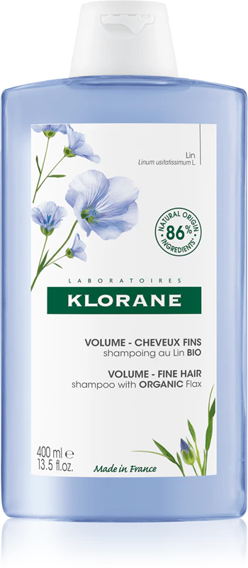 Klorane Flax Fiber Bio shampoo voor fijn en futloos haar