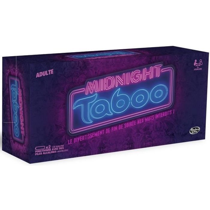 HASBRO GAMING - Tabú de Medianoche - Juego de Mesa