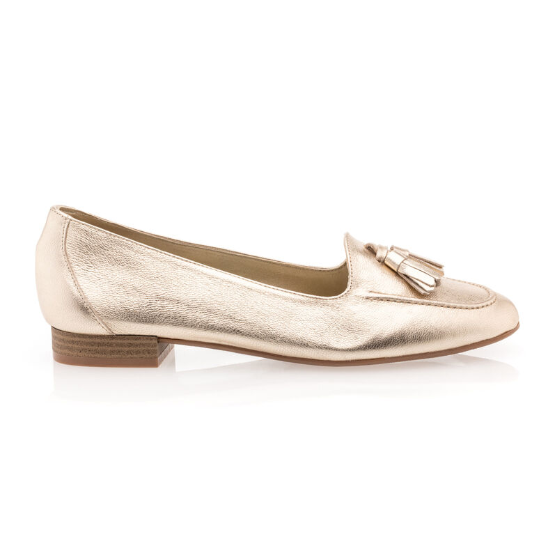 Gule loafers/båtsko til dame