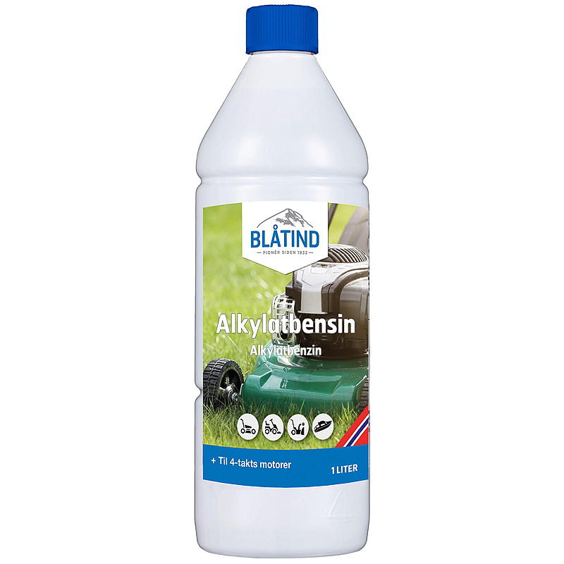 Blåtind Alkylatbenzin 1 l, 4-takts, Blåtind