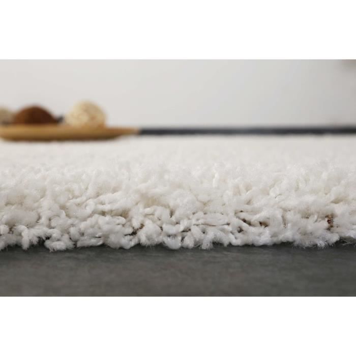 Tappeto - VIMODA - Prime Shaggy - 80x150 cm - Crema - Stile contemporaneo