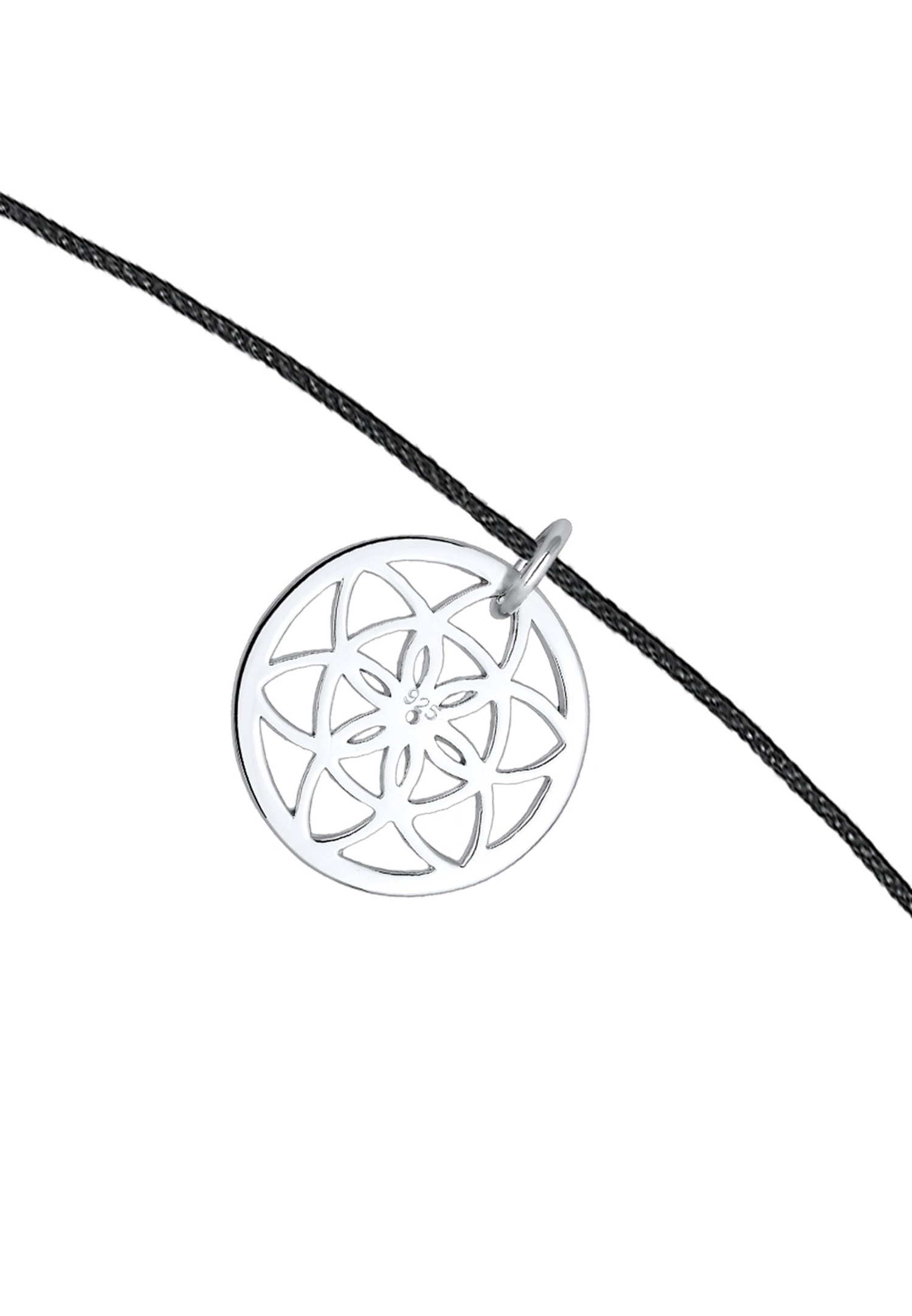 Elli Femme Choker Pendentif Ornement - (925/1000) Argent