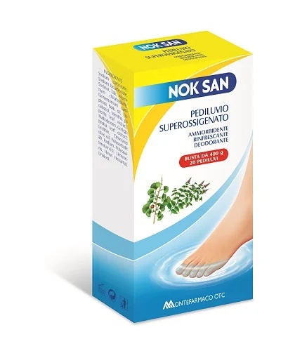 NOK SAN Baño de pies súper oxigenado, suavizante de telas y desodorante Nok San 400 g