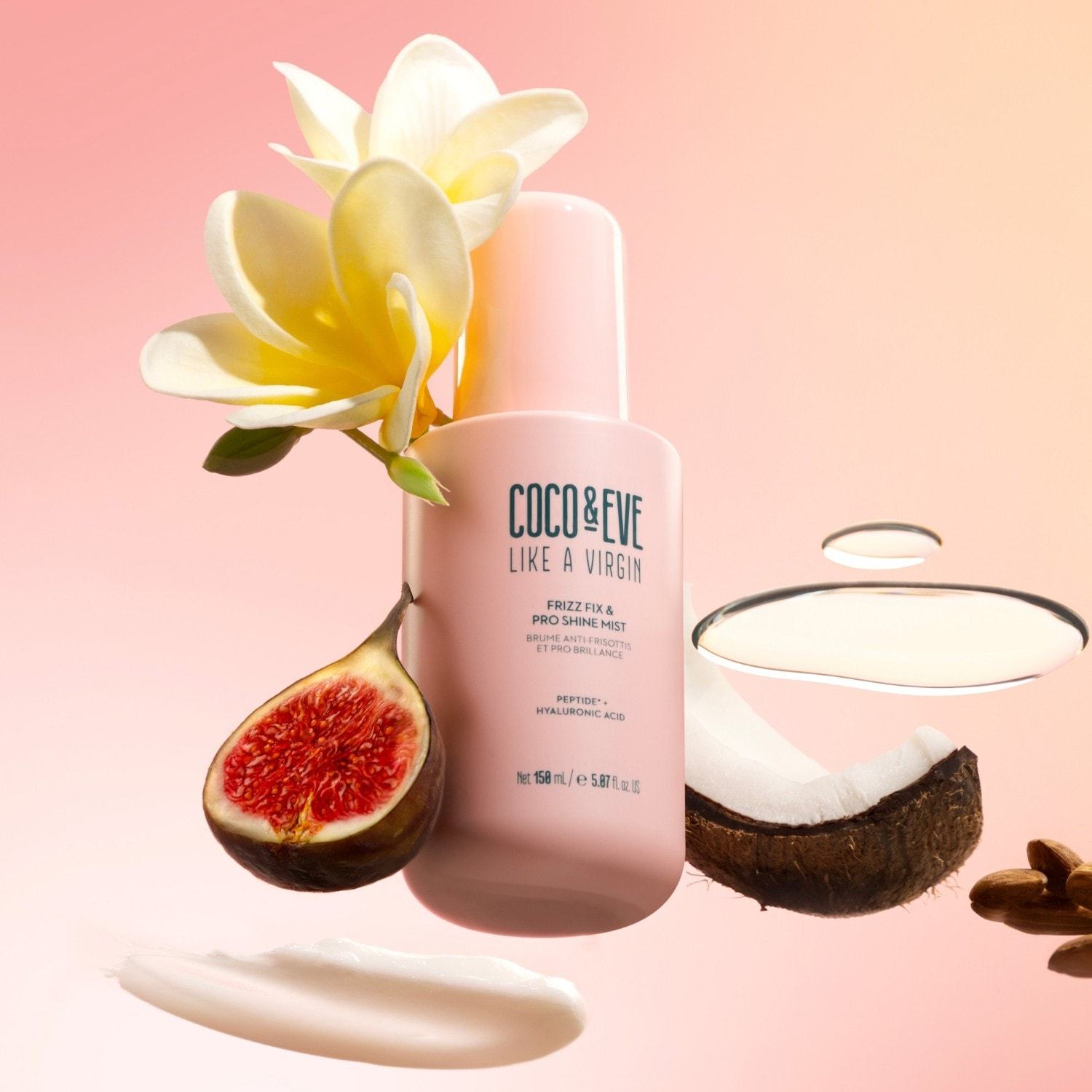 „Coco & Eve“ plaukų formavimo priemonė „Like A Virgin Fizz Fix Fix & Shine Mist“ – 150 ml