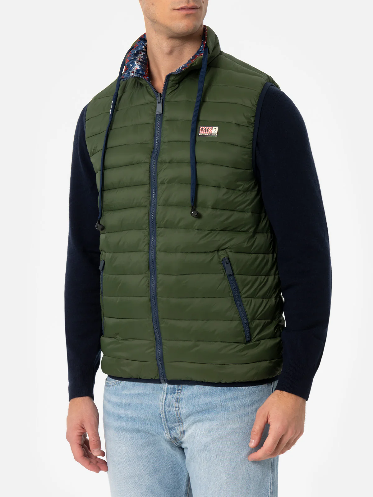 Gilet matelassé vert militaire Aspen pour homme
