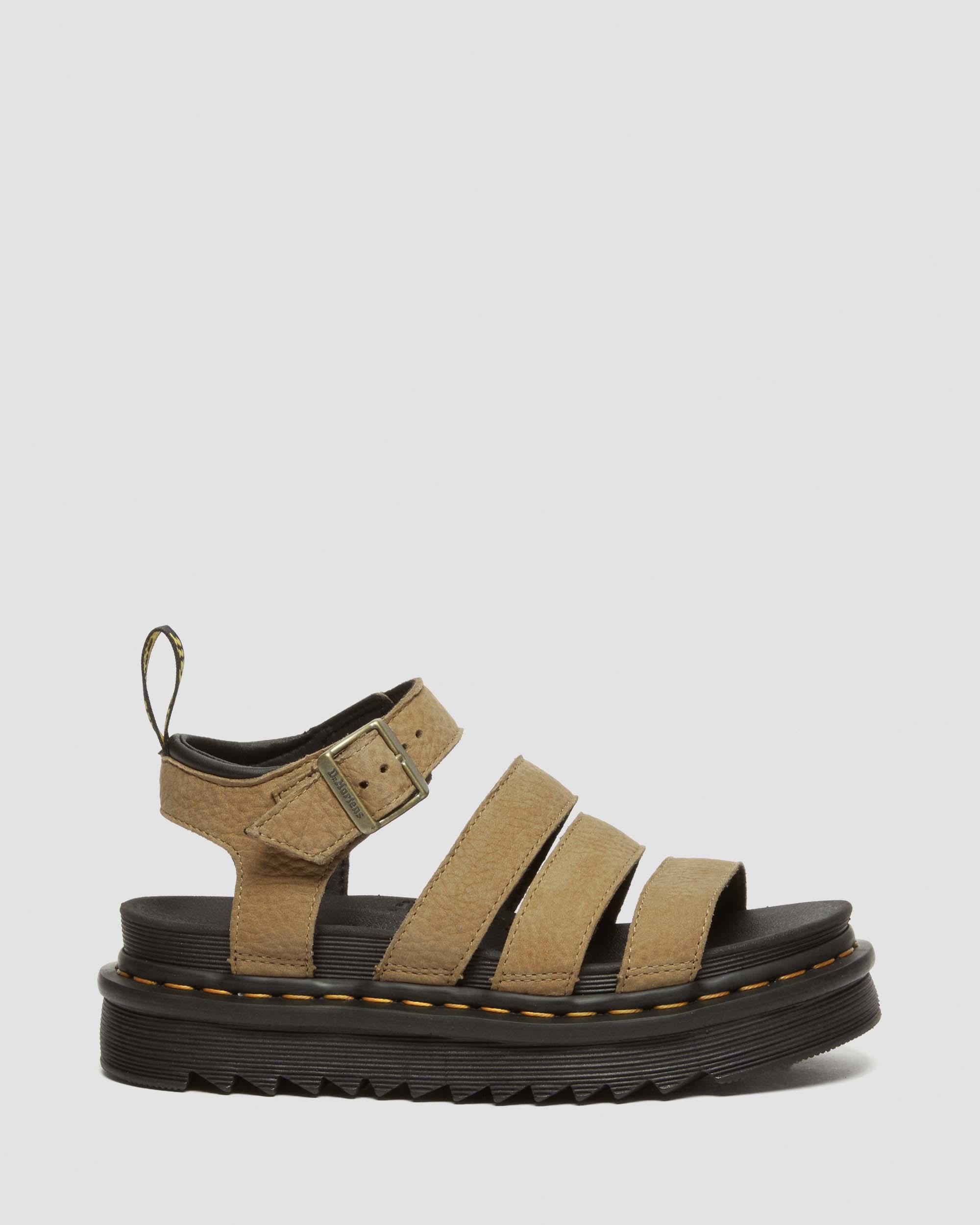 Blaire Tumbled Nubuck Leder Sandalen