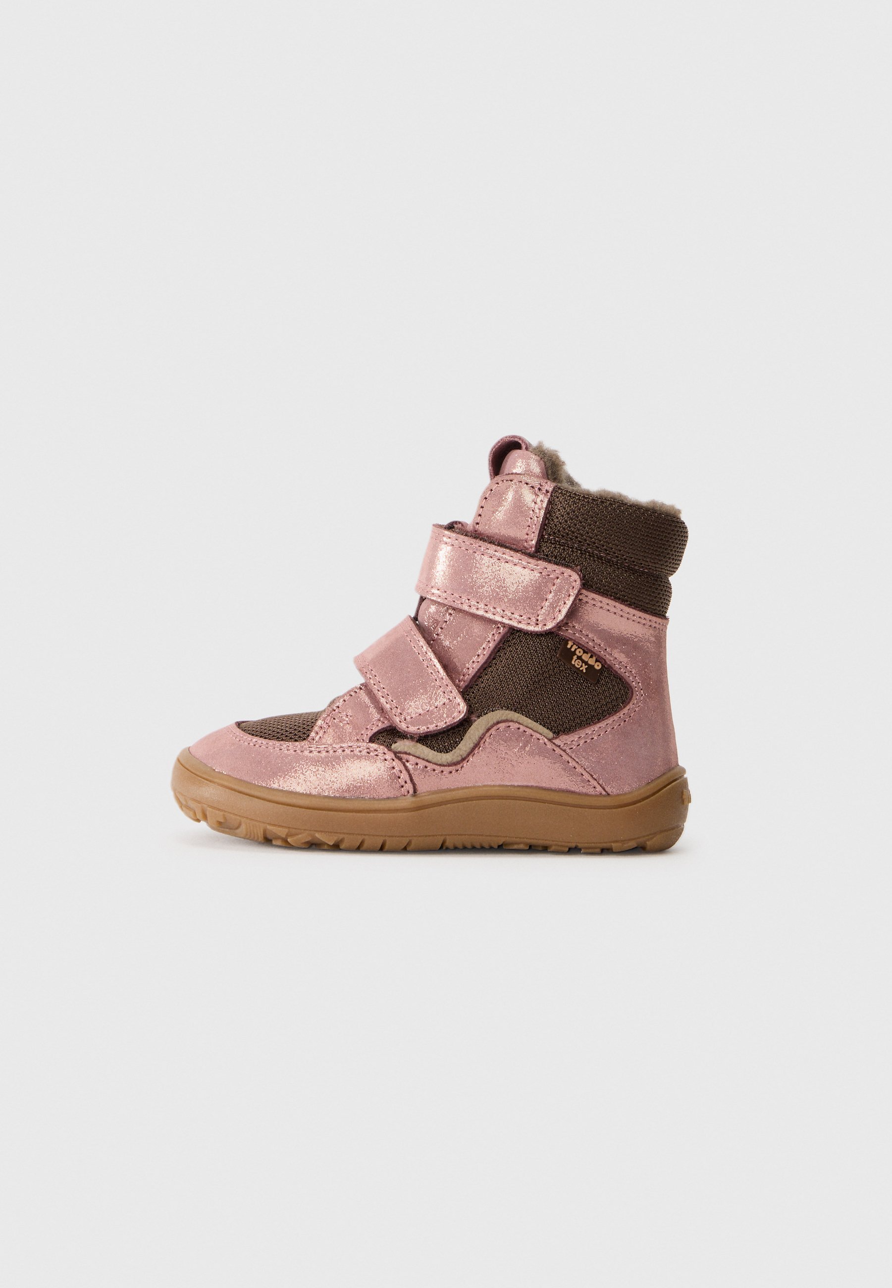 Froddo BAREFOOT TEX - Winterlaarzen - roze/goudkleurig