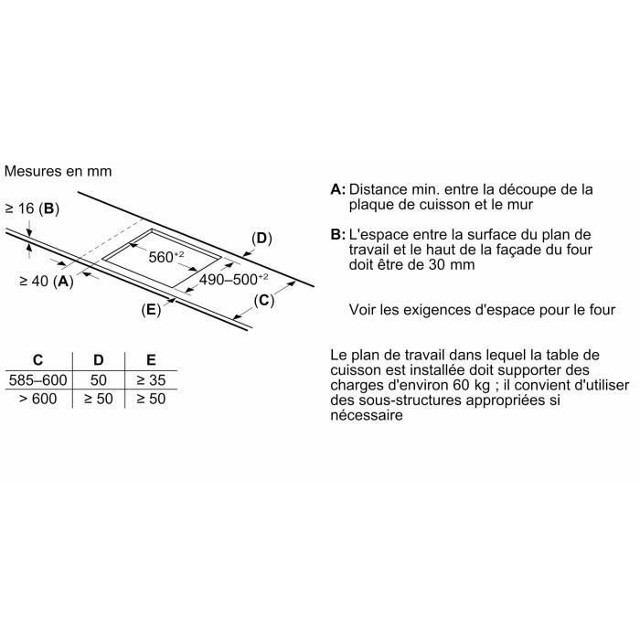 Inductiekookplaat - BOSCH SERIE 6 PIX631HC1E - 4 kookzones - 7400 W - Multitouch+ - Flexzone - Zwart
