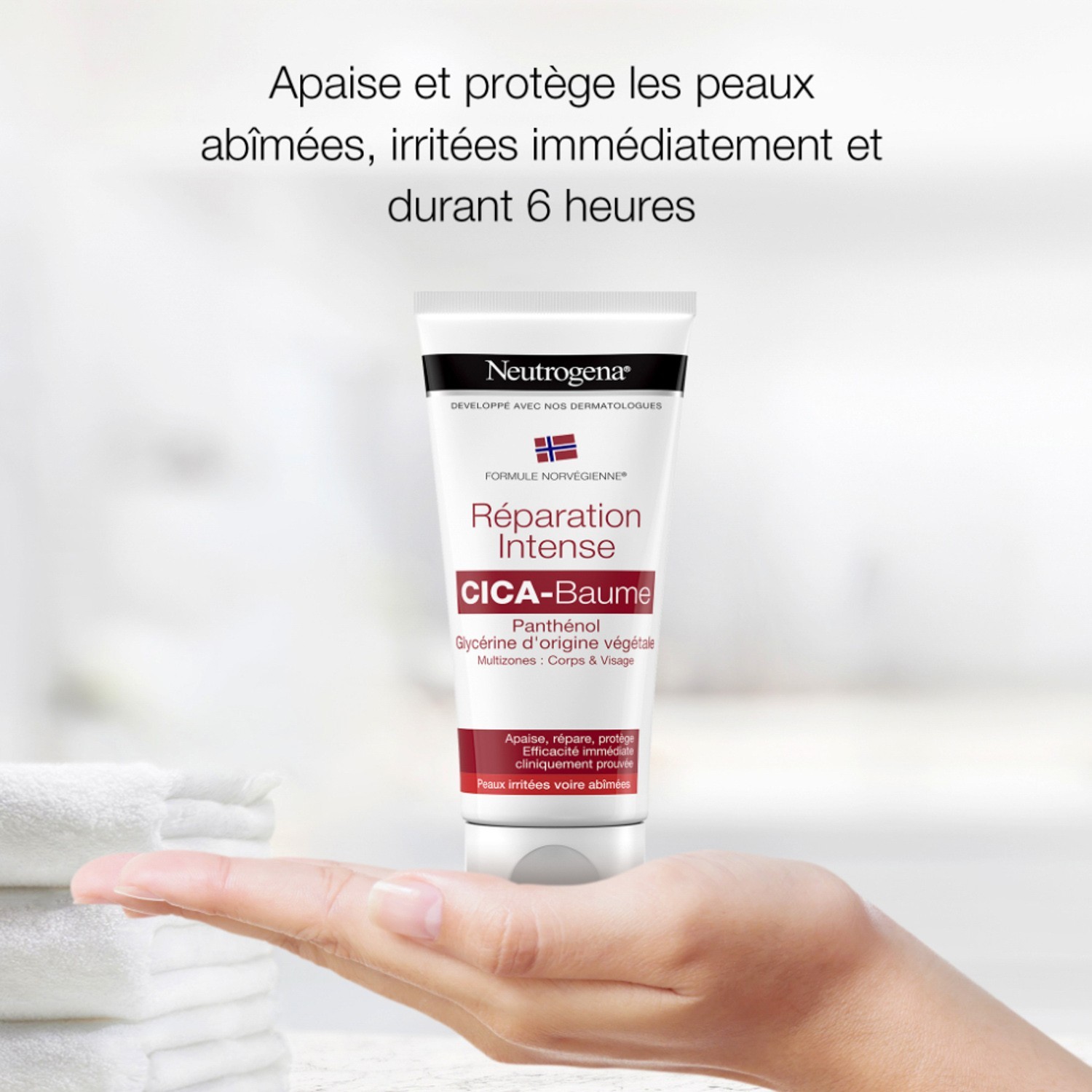 Neutrogena Corps et Visage Formule NorvégienneRéparation intense CICA-Baume