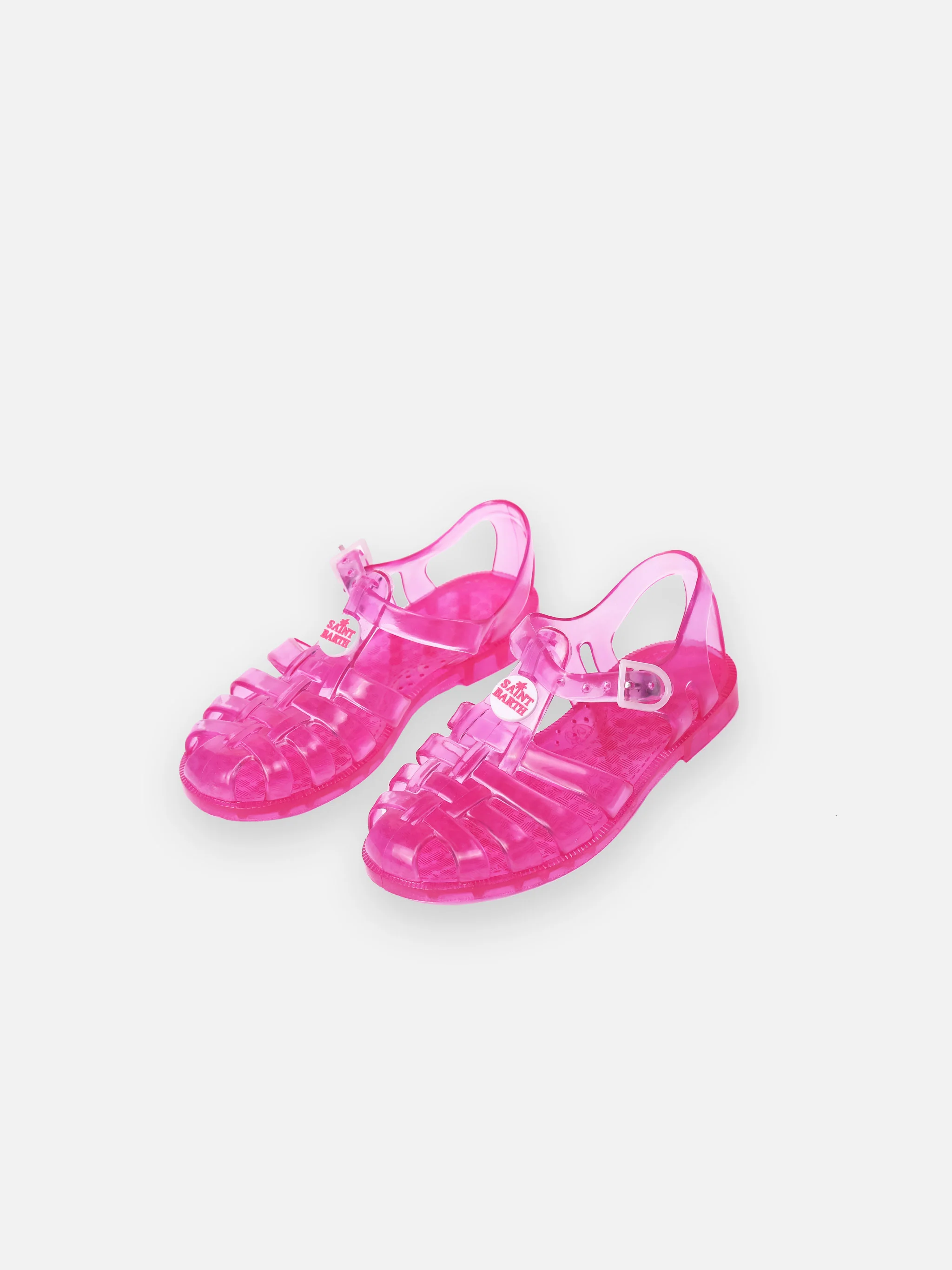 Neonroze jelly sandalen voor meisjes