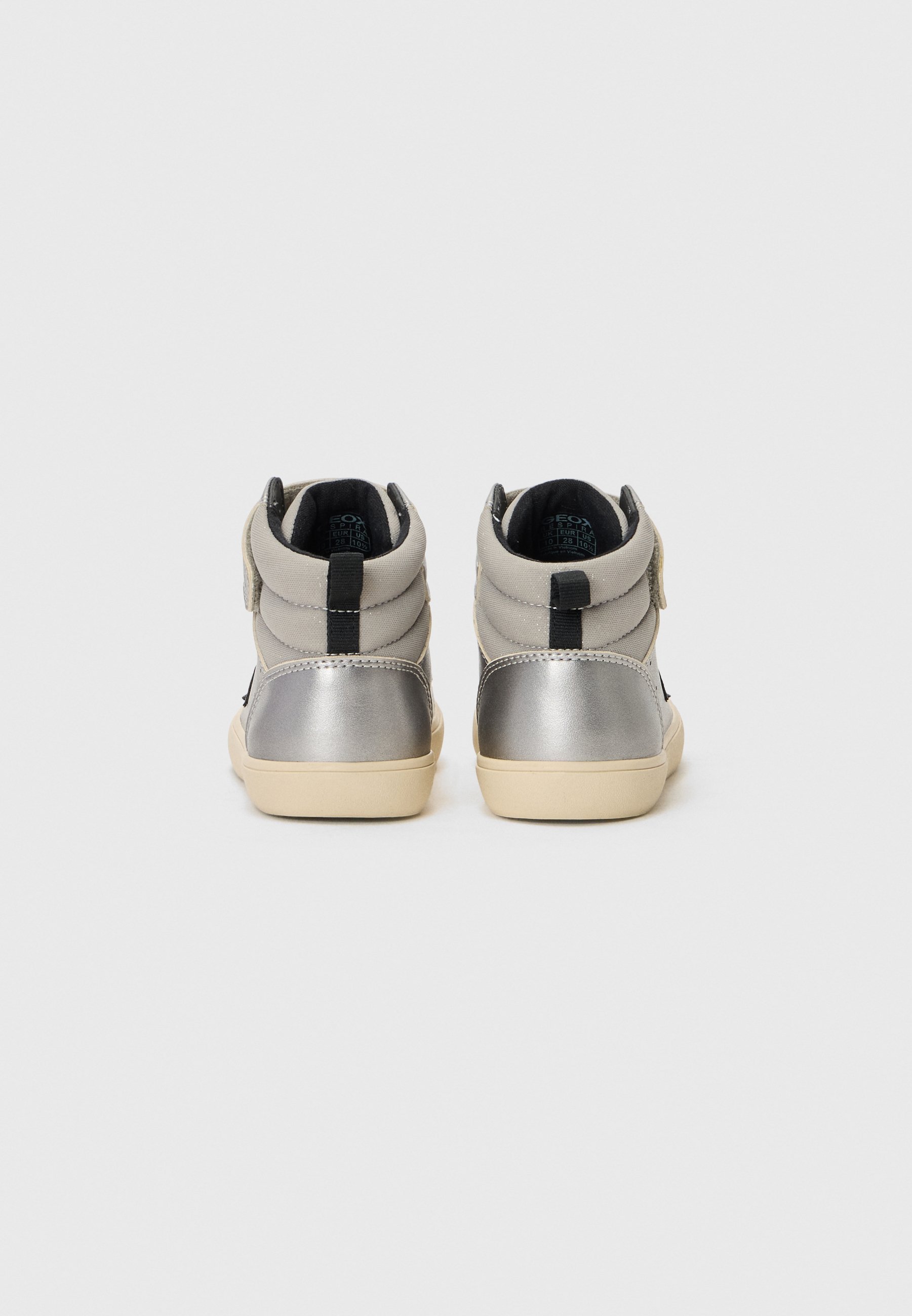 Geox GISLI – High-Top-Sneaker – dunkel silberfarben/schwarz