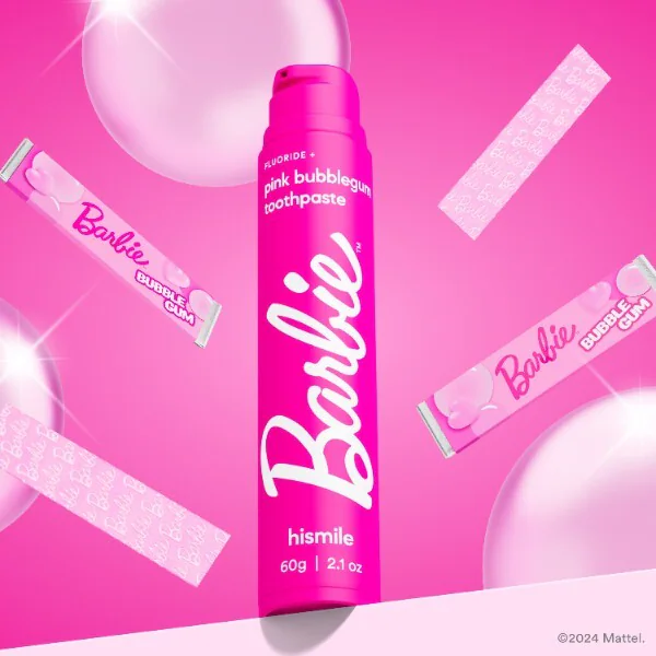 HiSmile Barbie Pink Bubblegum Zahnpasta