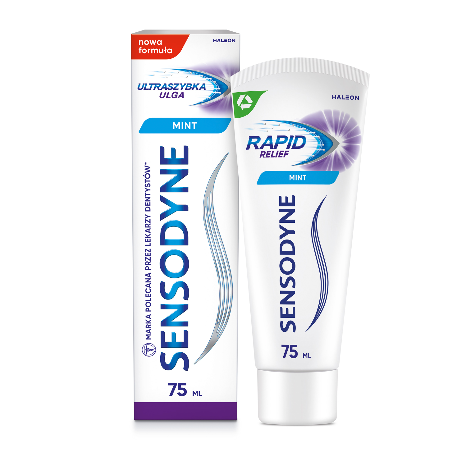 Sensodyne Virkistävä hammastahna reikiintymistä ja yliherkkyyttä vastaan 75 ml Ultrafast Relief
