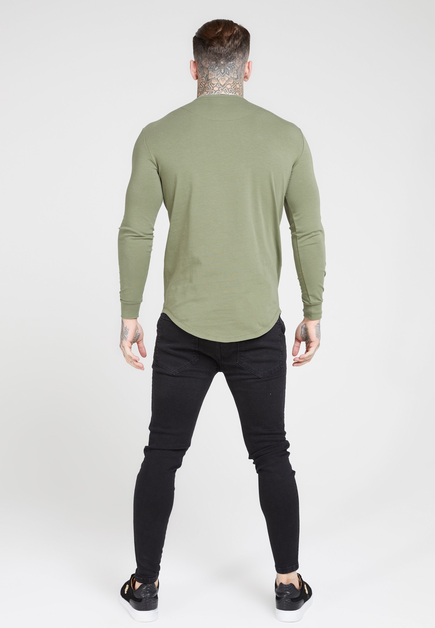 SIKSILK Top met lange mouwen - kaki