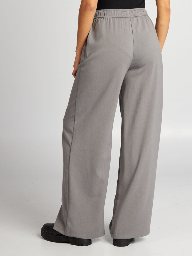 Pantalones anchos de ciudad - GRIS