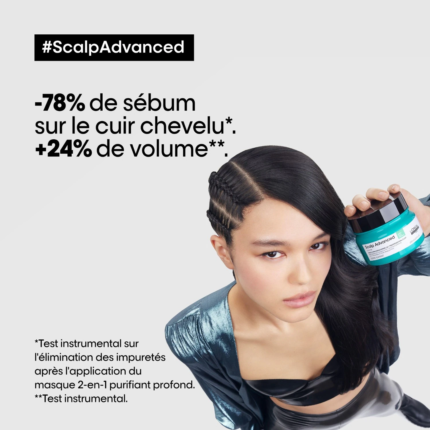 L´Oréal Professionnel Paris Serie Expert Scalp Advanced - Argile professionnelle shampoing et masque 2-en-1