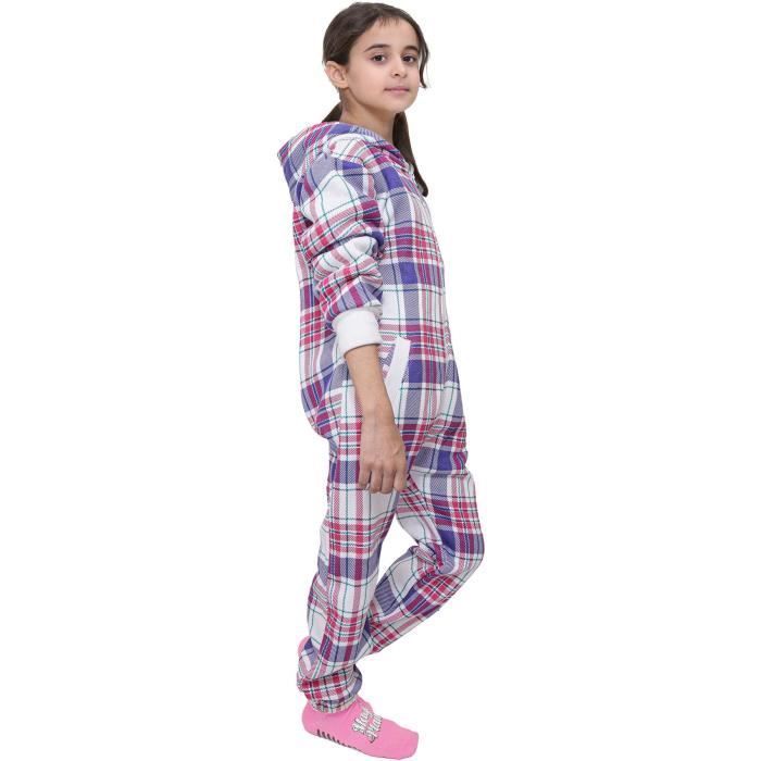 Fleece onesie loungewear voor meisjes - A2 Z 4 KIDS - Paars - Unisex