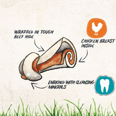 8-in-1 Pro Dental Kauwbotten - Kip