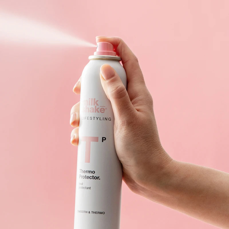milk_shake® Lifestyling термо заштитна спреја за лице SPF 50 за косу оштећену честим фенирањем