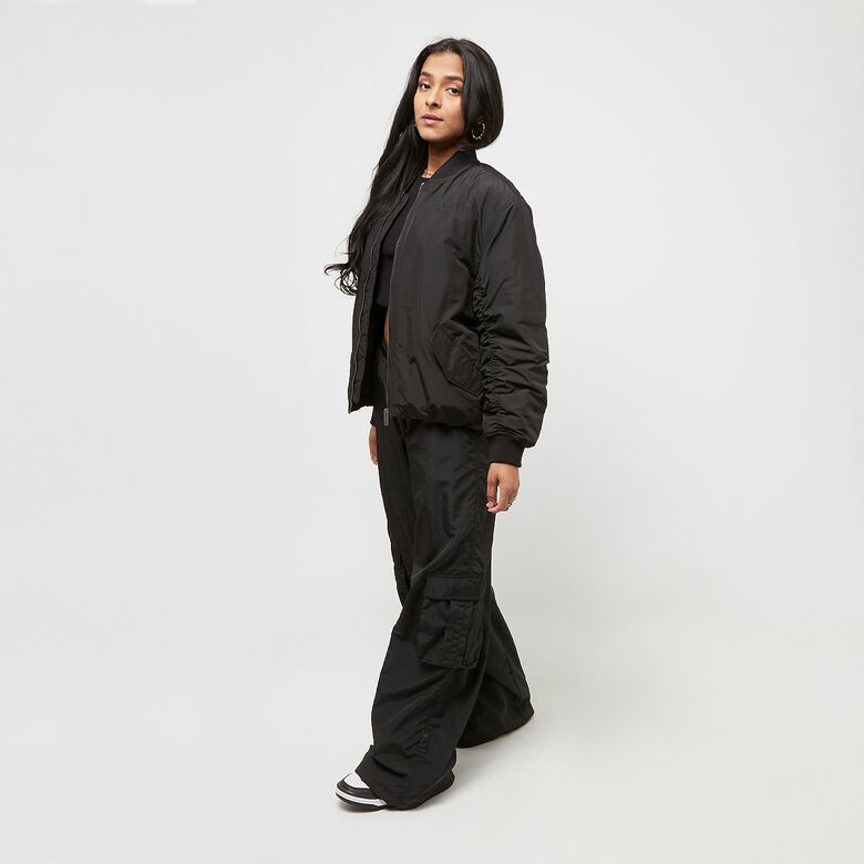 Jaqueta bomber acolchoada com logo pequeno
