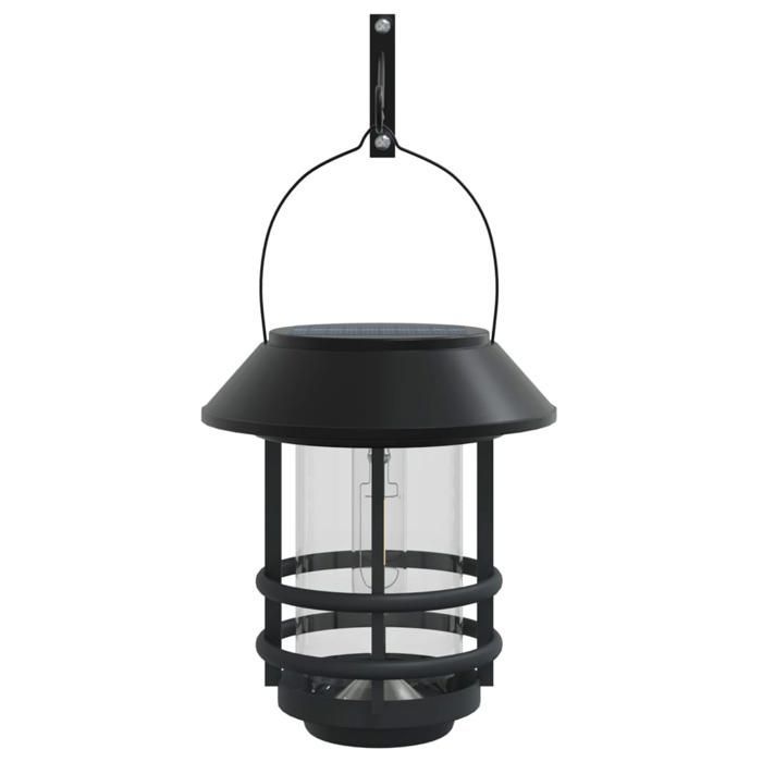 Faroles solares de pared para exteriores vidaXL, 4 unidades, color blanco, farol solar de jardín, lámpara solar de pared 4008188