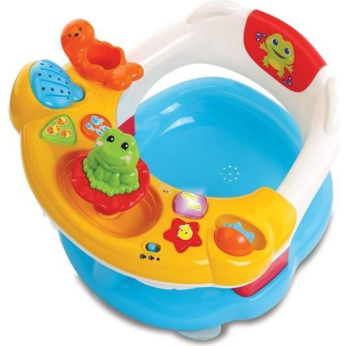 VTECH BABY - Juguete de baño - Asiento de baño súper interactivo 2 en 1