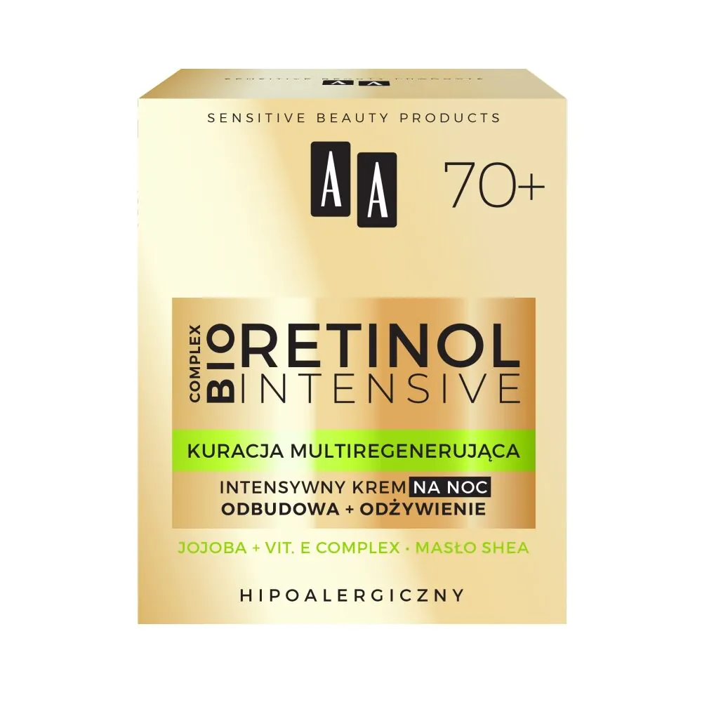 AA Retinol Intensive 70+ Kuracja multiregenerująca intensywny krem na noc