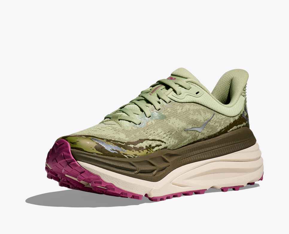 HOKA Stinson 7 Seed Green / Remolacha