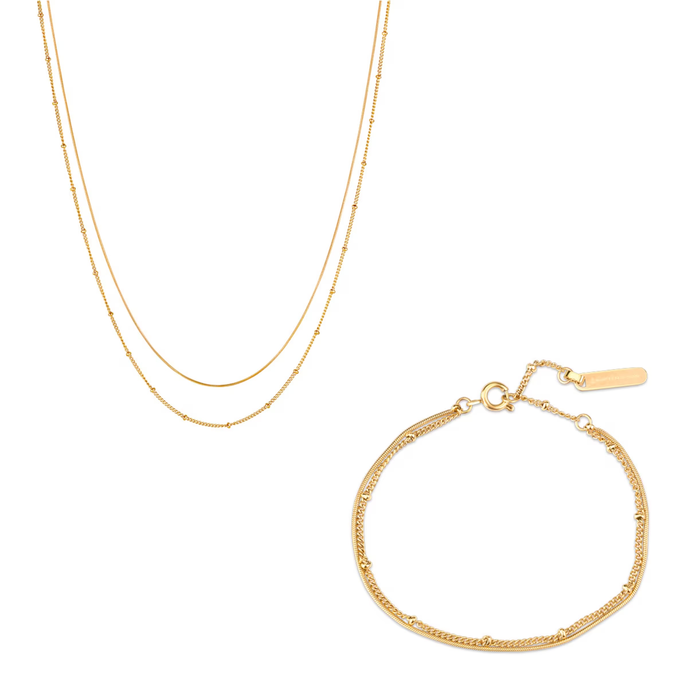 Ensemble de bijoux Sphère en or