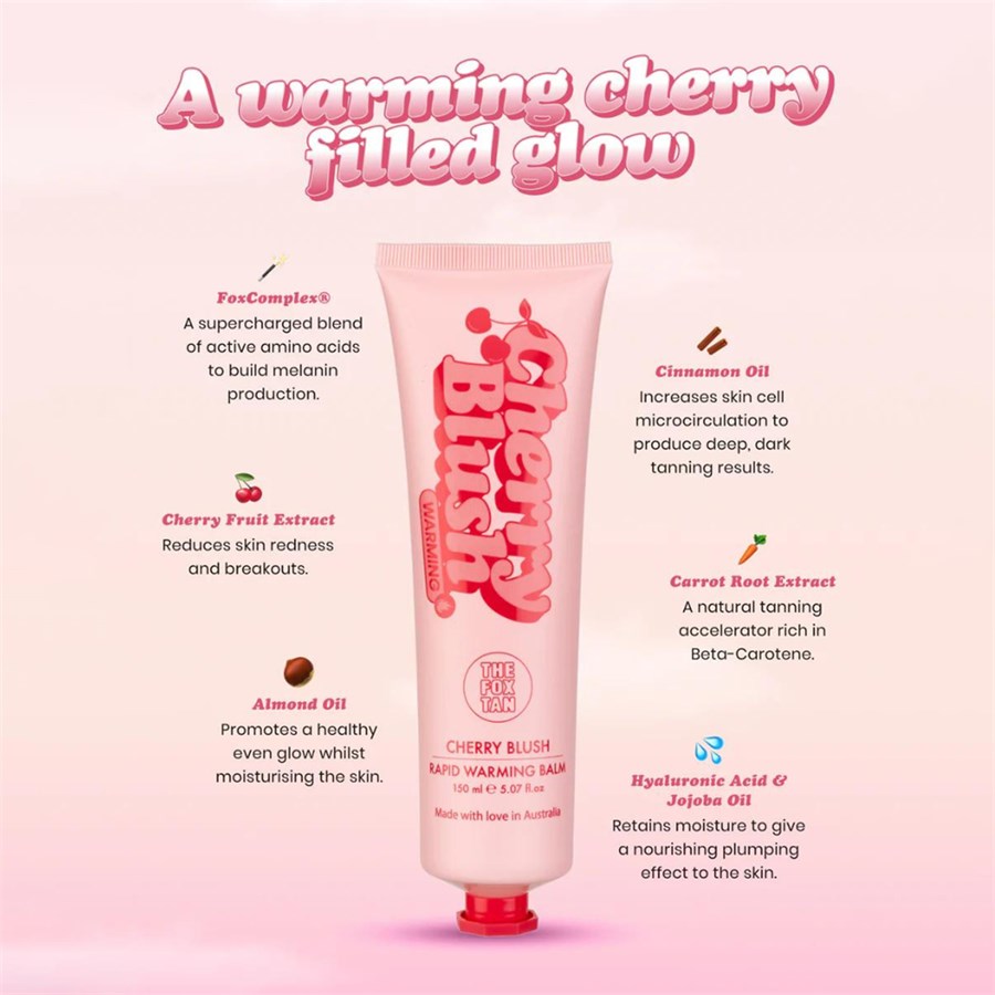 THE FOX TAN Selbstbräuner Cherry Blush Schnellwärmender Balsem - 150 ml