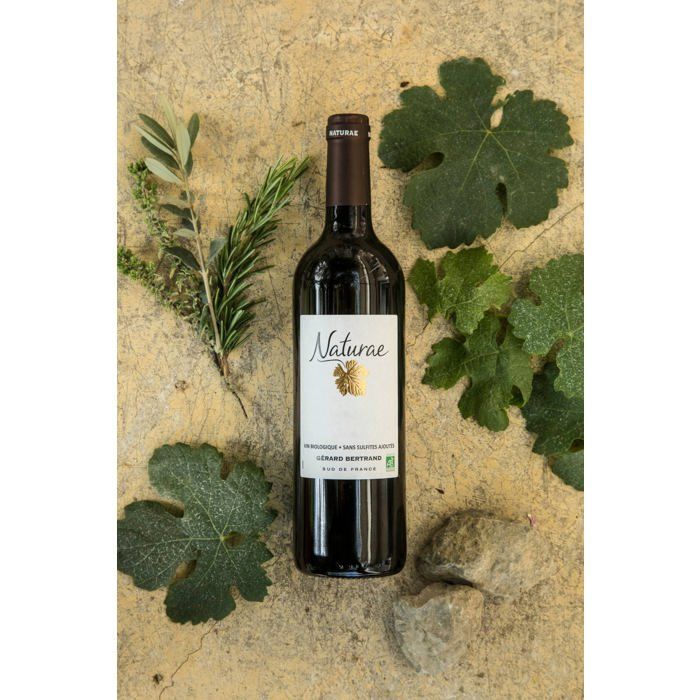 Naturae Syrah 2023, vino tinto vegano ecológico de 75 cl, sin sulfitos, paquete de 6 botellas.