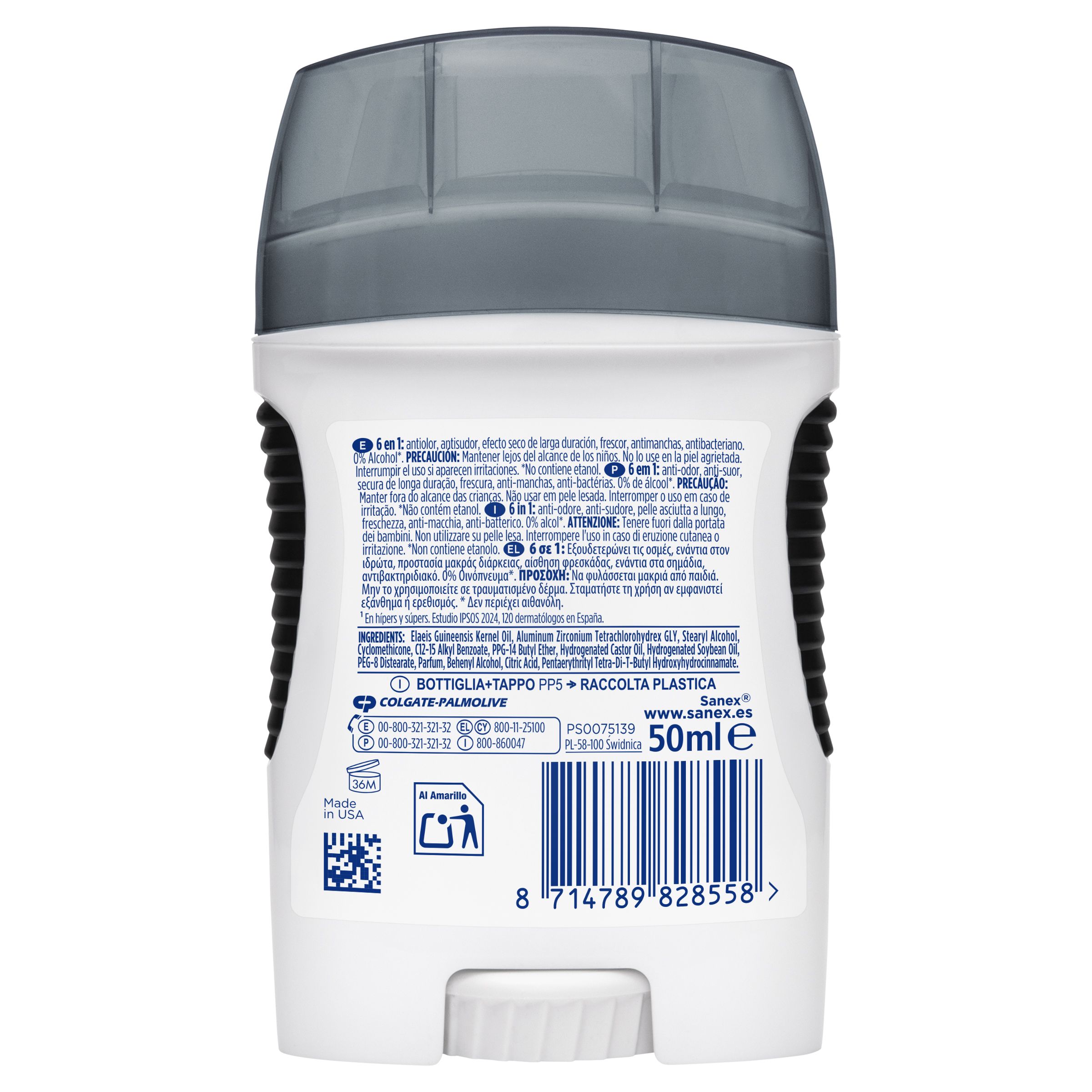 Antiperspirant v tyčinke pre mužov Active Control 6 v 1 72h Deodoranty