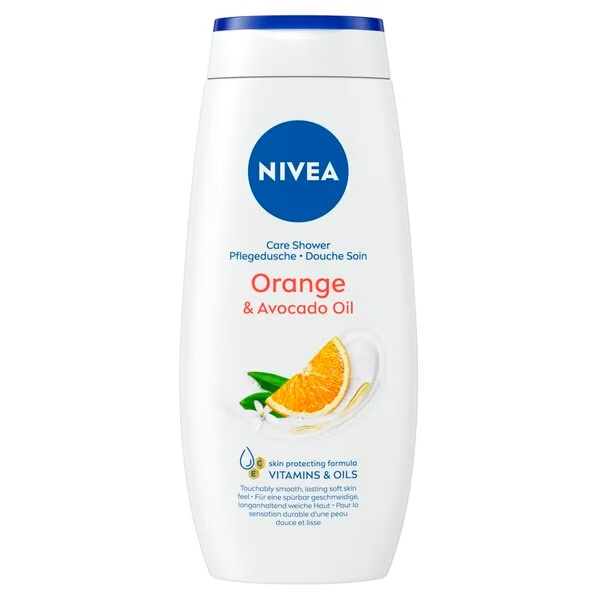 NIVEA gel za tuširanje s uljem narandže i avokada<br>250ml - Normalna koža
