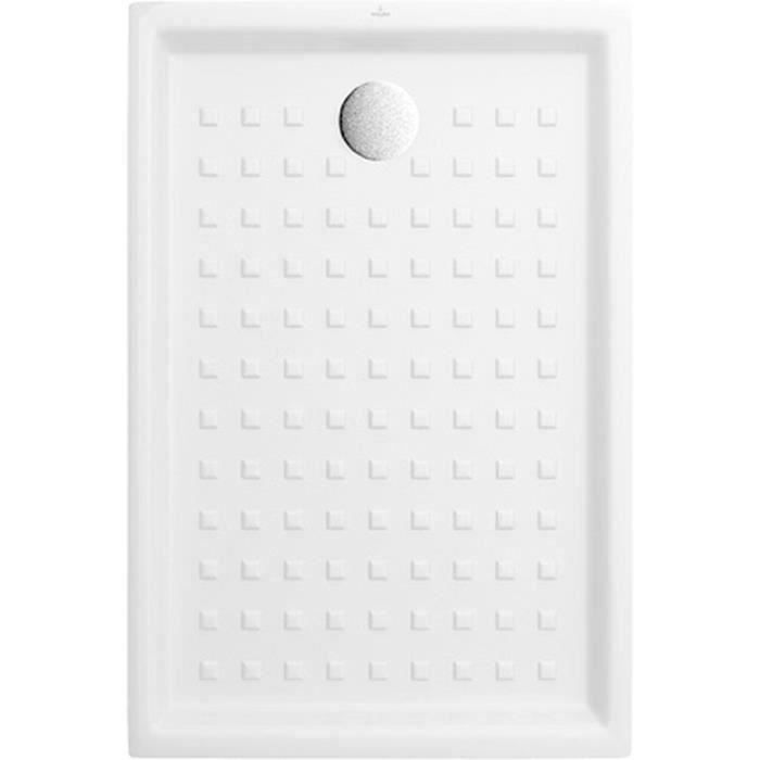 Piatto doccia rettangolare in ceramica VILLEROY & BOCH O.novo - 120 x 80 cm - Bianco