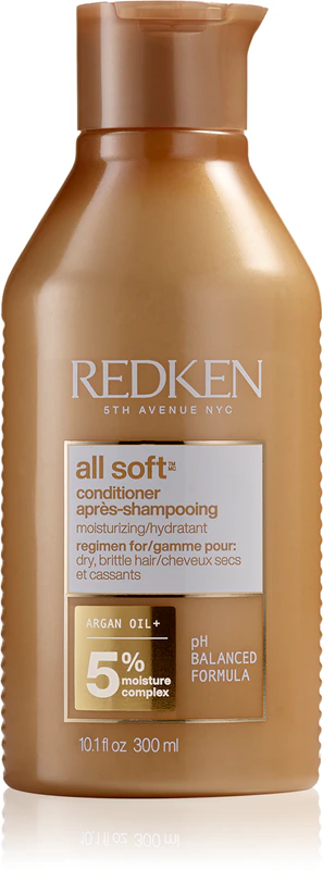 Condicionador nutritivo Redken All Soft para cabelos secos e quebradiços