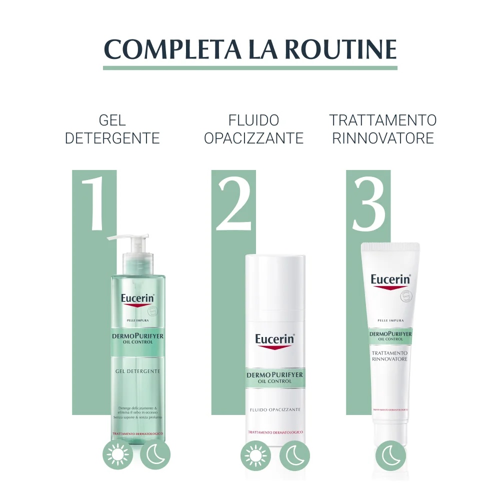 EUCERIN Eucerin DermoPurifyer Oil Control 40 ml Uuendav nahahooldus