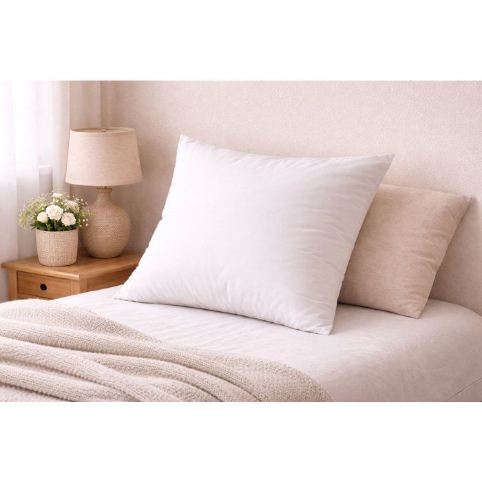 Cojín de algodón BLANREVE - 60 x 60 cm - Blanco