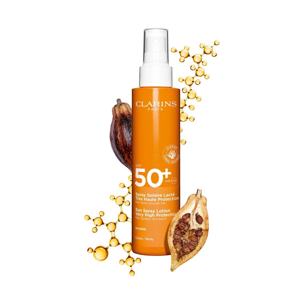 Clarins Zonnebrandspray, Zonnebrandlotion met een zeer hoge zonbeschermingsfactor 50+ - 150 ml