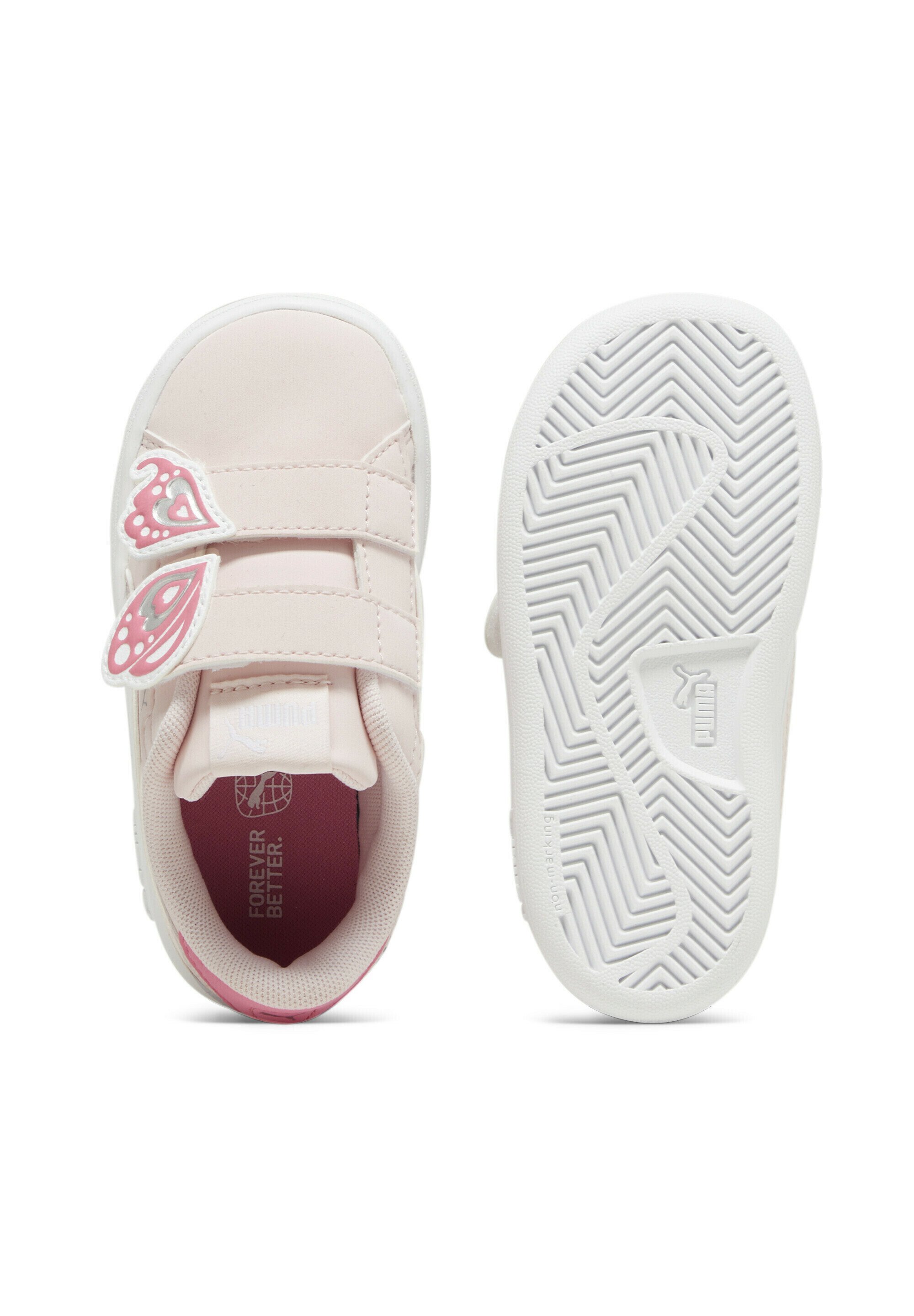 Puma SMASH 3.0 UNISEXE - Baskets - rose givré, fraise, blanc, argent