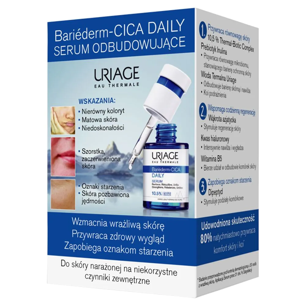 Uriage Bariederm Cica Daily Odbudowujące serum do twarzy
