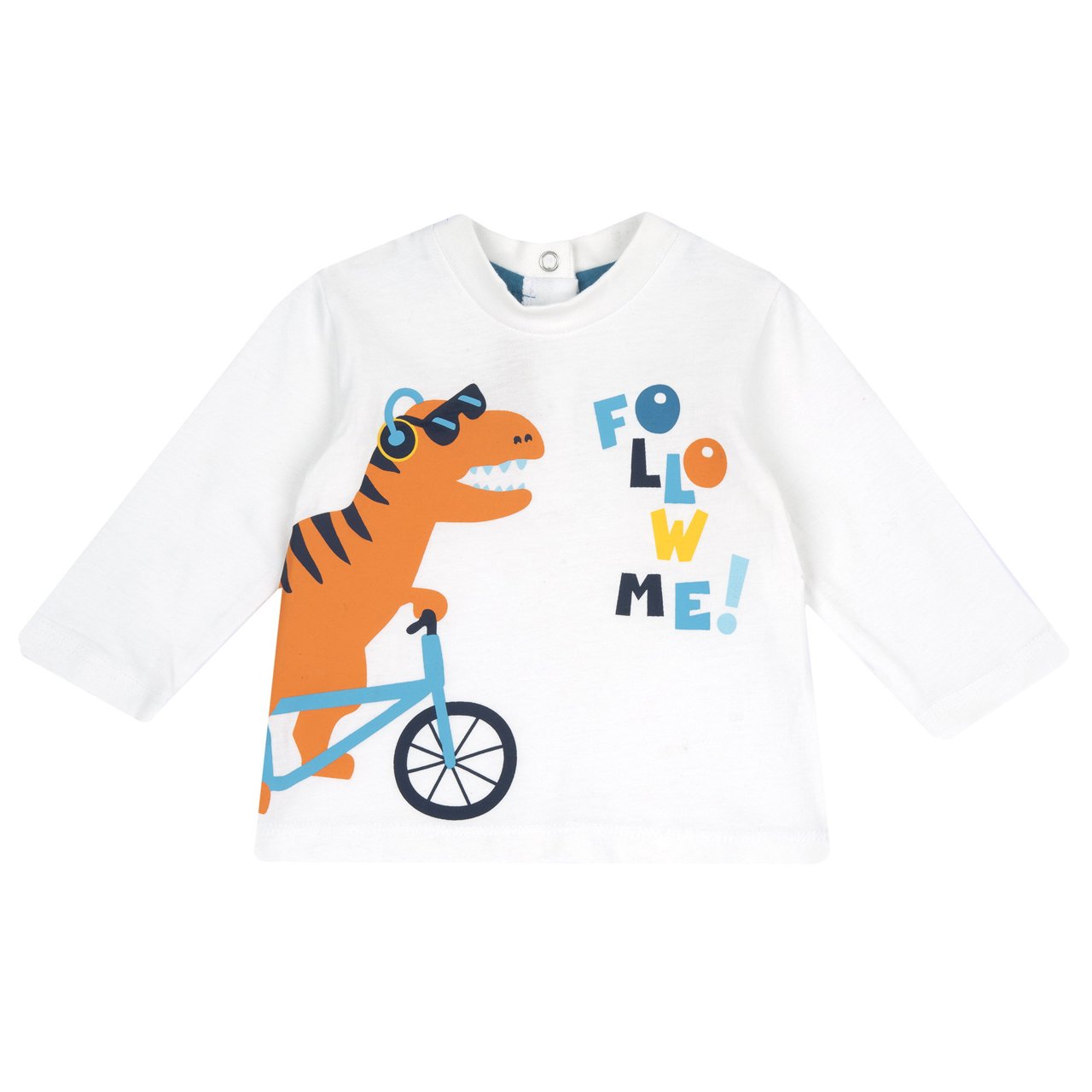 T-Shirt mit Drachenmotiv auf einem Fahrrad