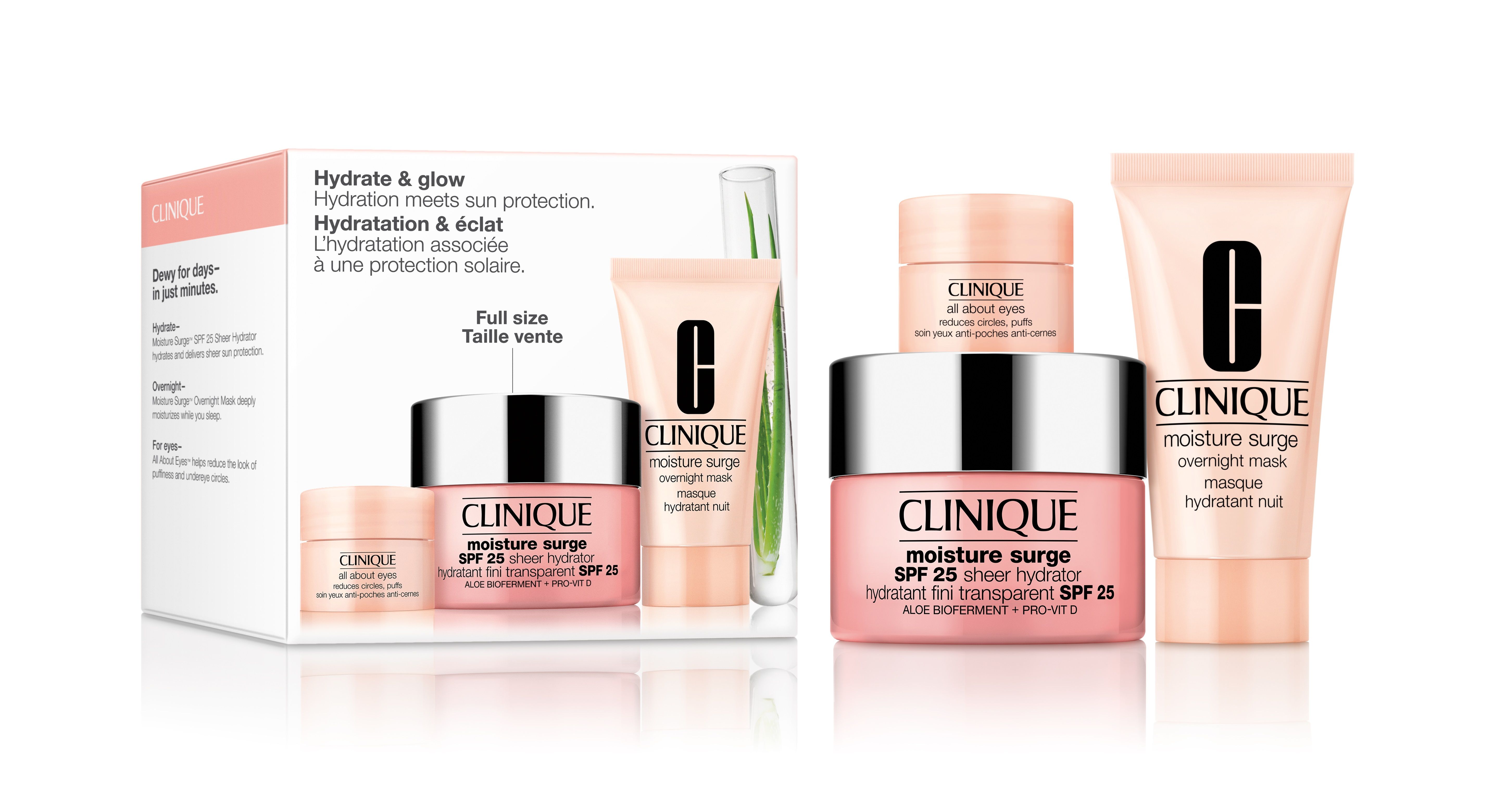 Estuche Hydrate & Glow Moisture Surge SPF25 Svetlý krém